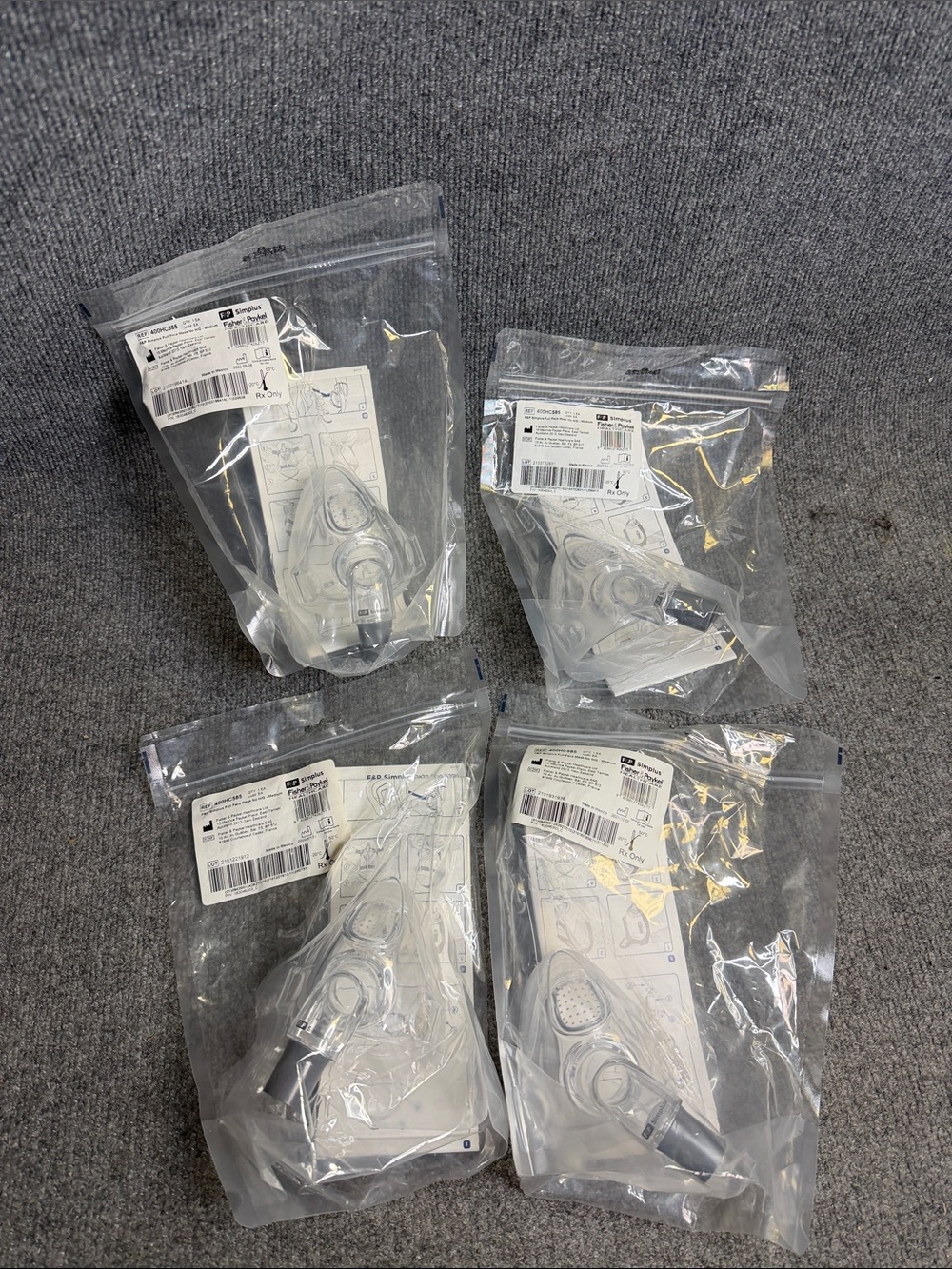 F&P Simplus Full Face Mask Lot 4 Medium